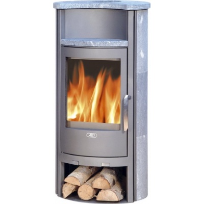 Печь-камин ABX Pori 7 (серая сталь тальк с верхней плитой)
